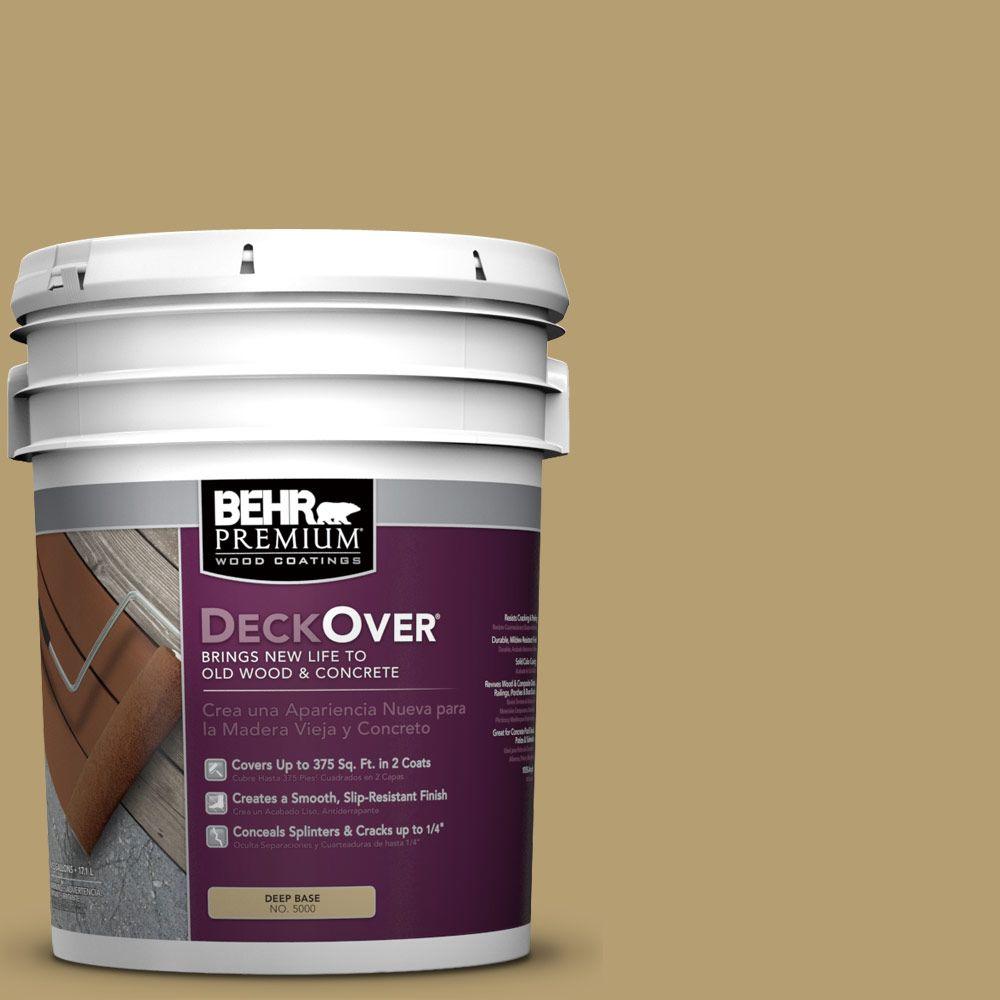 Behr Premium Deckover 5 Gal Sc 145 Desert Sand Solid Color Behr Premium Deckover 5 Gal Sc 145 Desert Sand Solid Color Exterior Wood