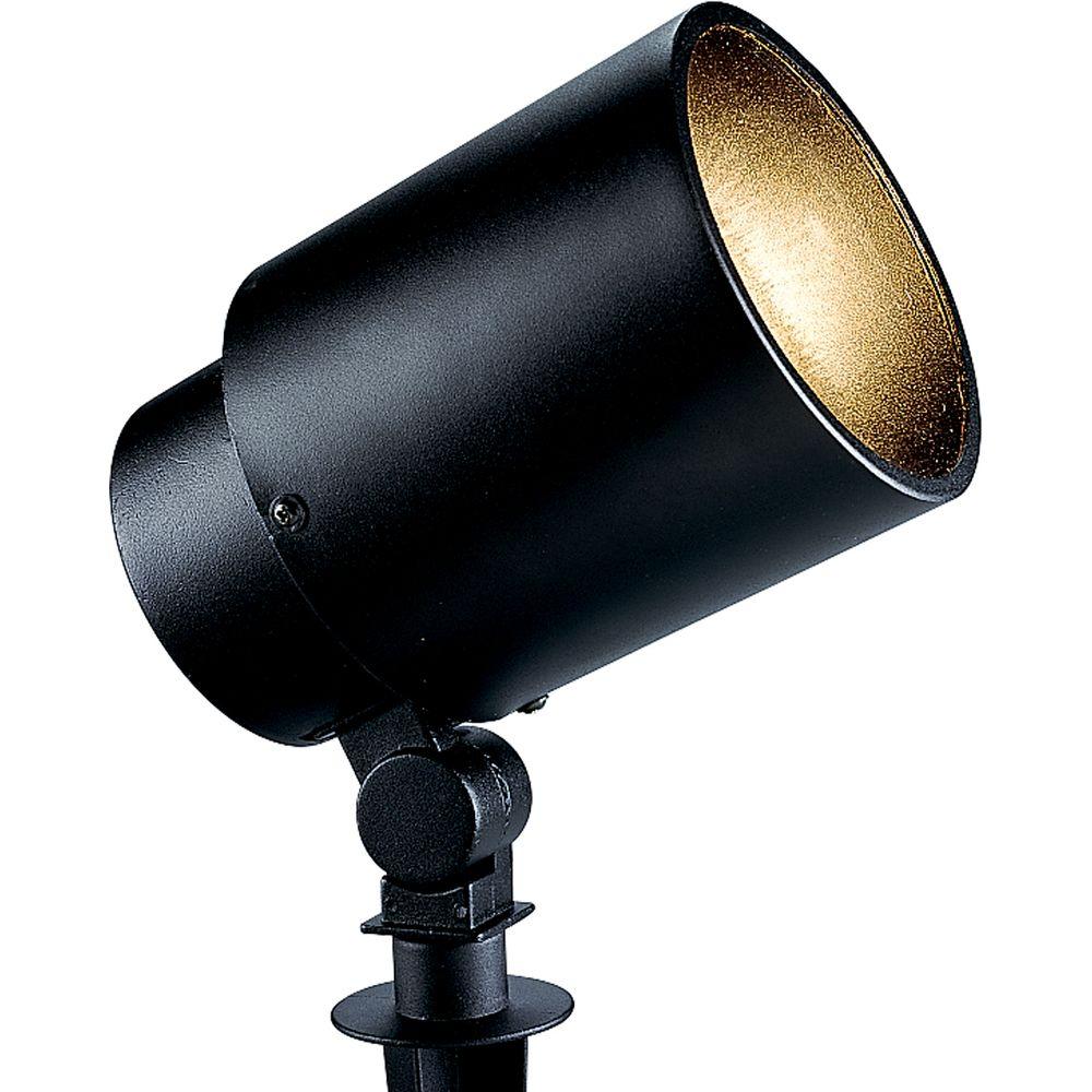 Progress Lighting Black 1 Light Outdoor Landscape Spotlight