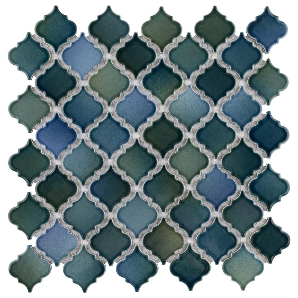 tile mosaic merola lagoon tangier hudson porcelain somertile hover zoom