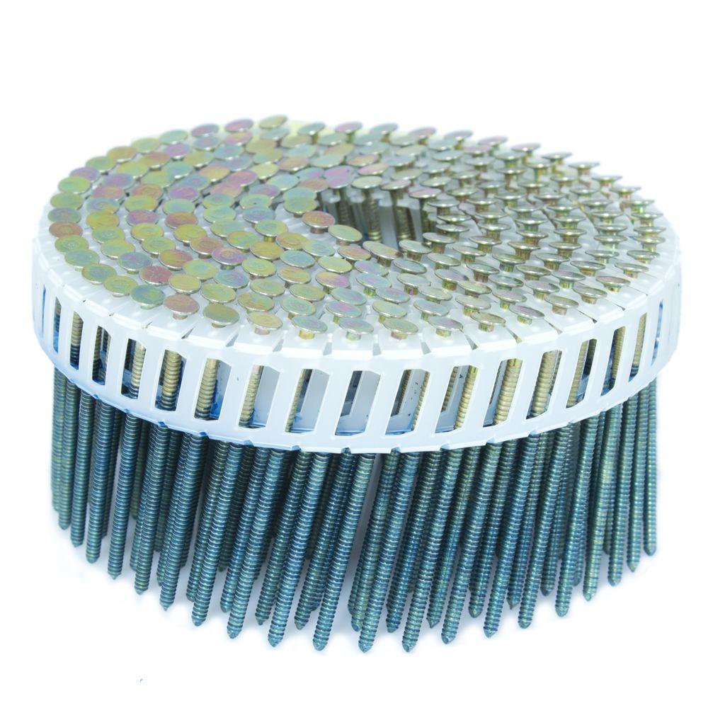 FASCO 2.25 in. x 0.092 in. 15Degree Ring Galvanized Plastic Sheet Coil