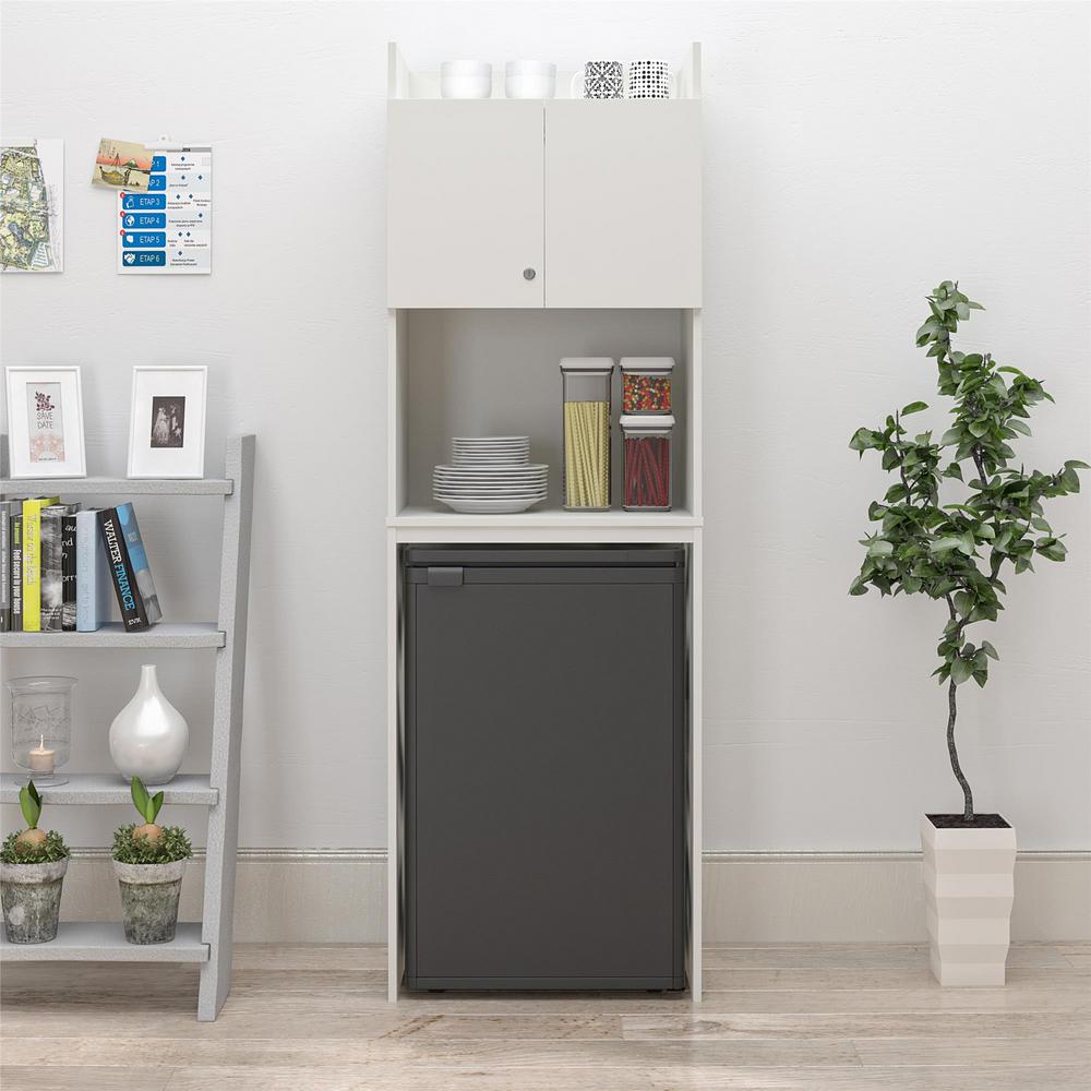Ameriwood Home Riverdale White Mini Refrigerator Storage Cabinet Hd48678 The Depot Mini Refrigerator Storage Cabinet, Mini Fridge Cabinet For Dorm Room