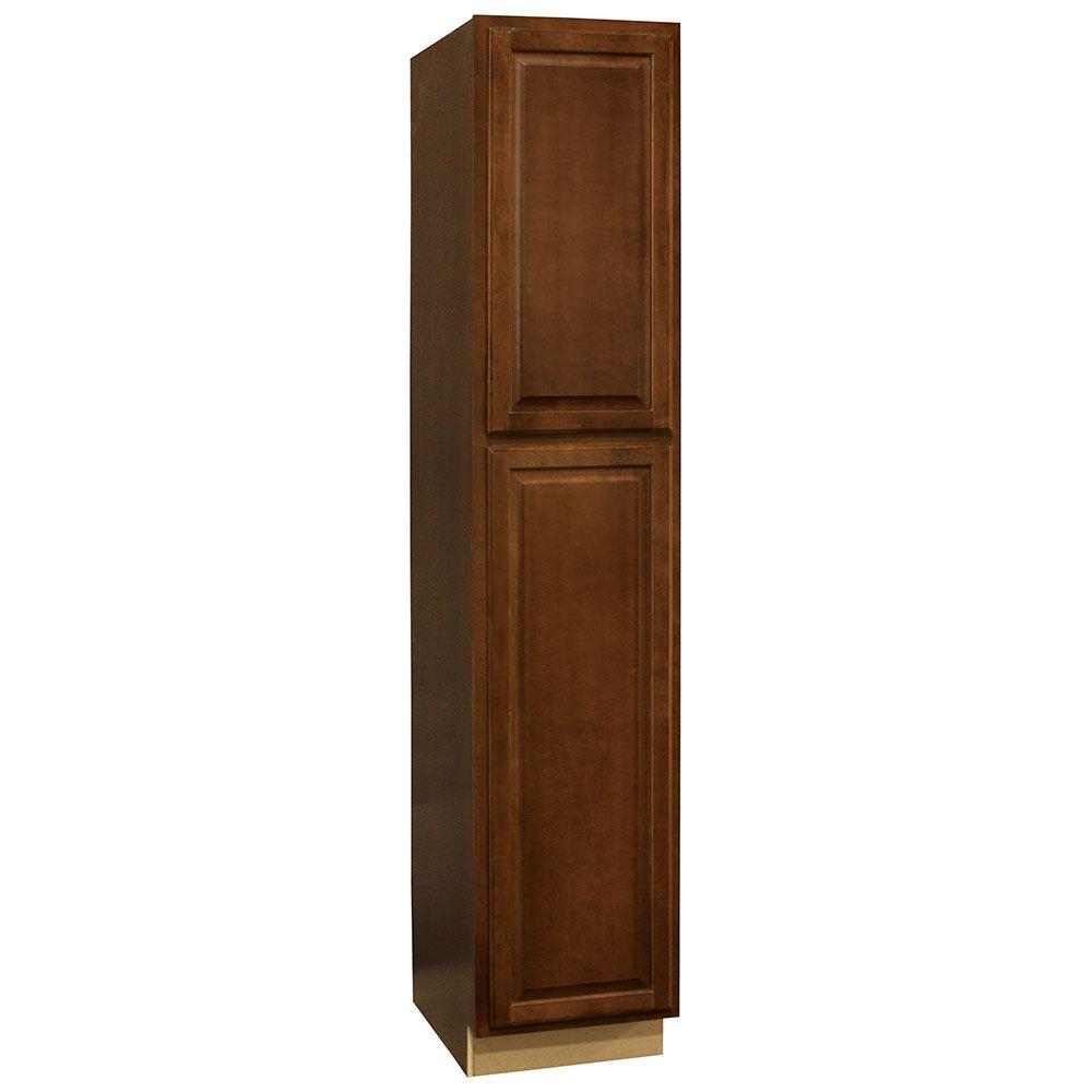 Hampton Bay Hampton Assembled 18x90x24 In Pantry Kitchen Cabinet