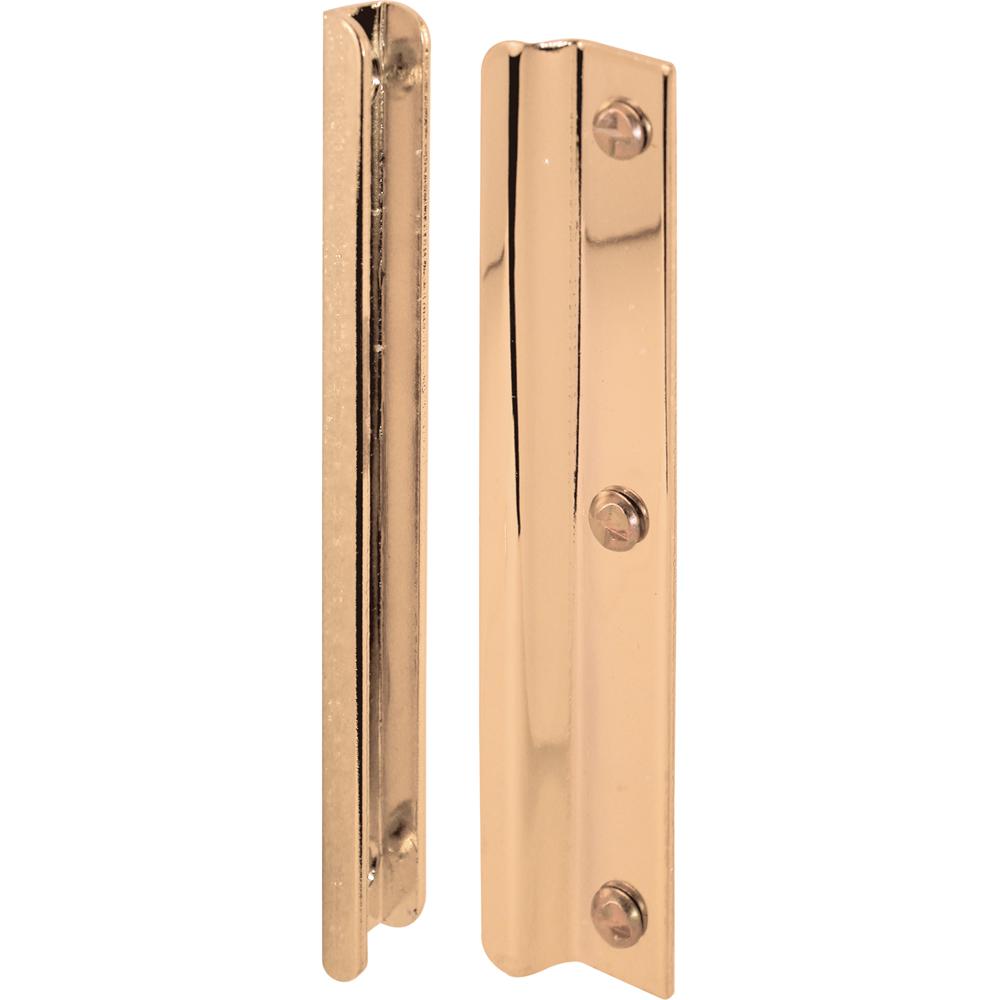 First Watch Security Polished Brass Latch Guard For Out Swinging