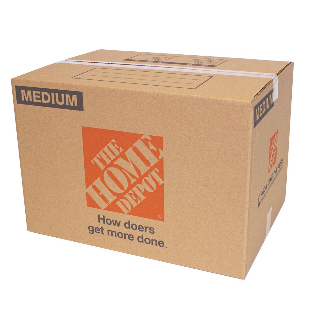 The Home Depot Medium Moving Box 22 In L X 16 In W X 15 In D The Home Depot Medium Moving Box 22 In L X 16 In W X 15 In D