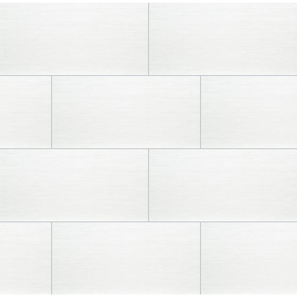 MSI Metro Blanco 12 in. x 24 in. Matte Porcelain Floor and Wall Tile (16 sq. ft.)NHDMETBLC1224