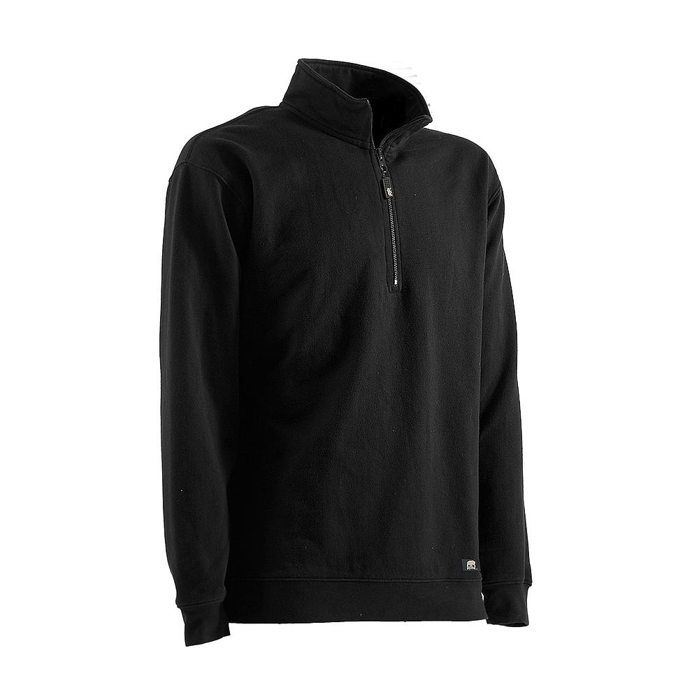 three quarter zip sweatshirt