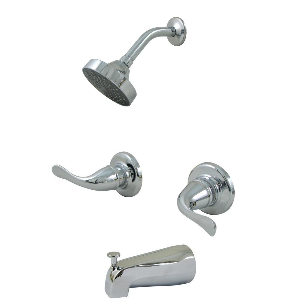 Sayco Style Single Lever Lav//Tub /& Shower Handle Chrome Plated