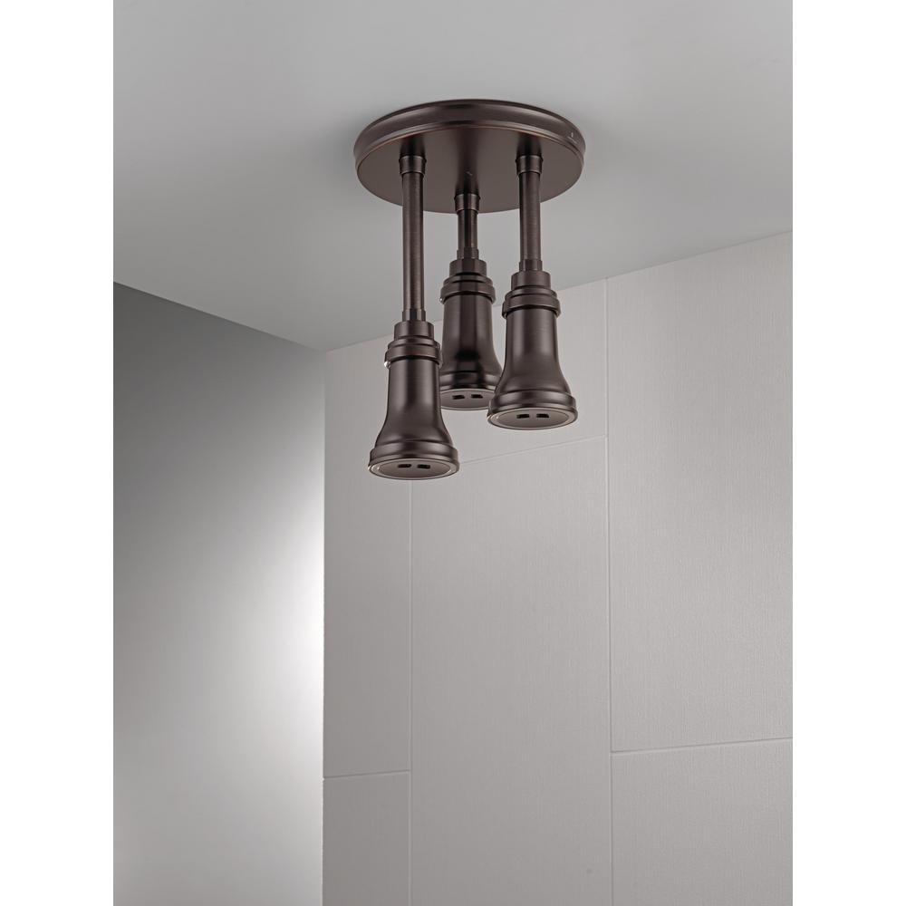 Delta Traditional Pendant 1 Spray 9 3 In Triple Ceiling Mount