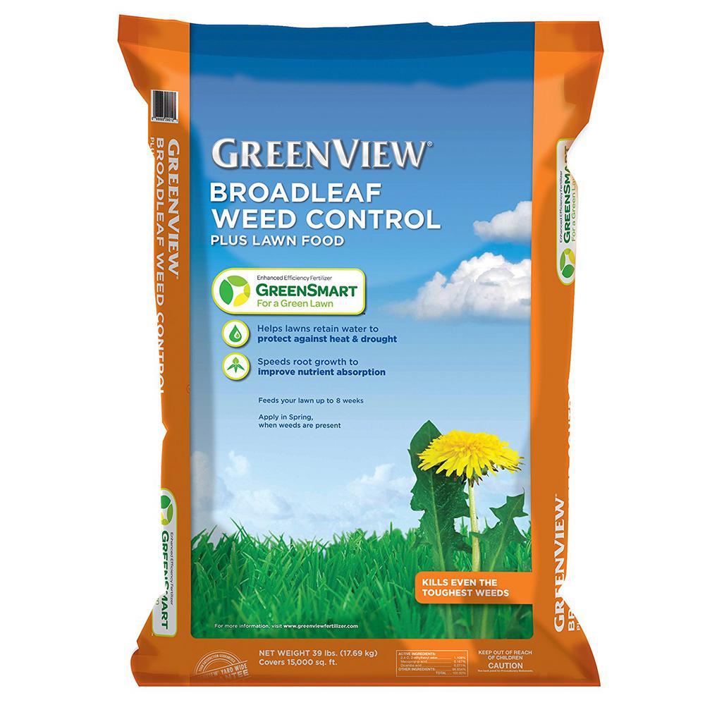 GreenView 39 lbs. Weed and Feed-2131181 - The Home Depot
