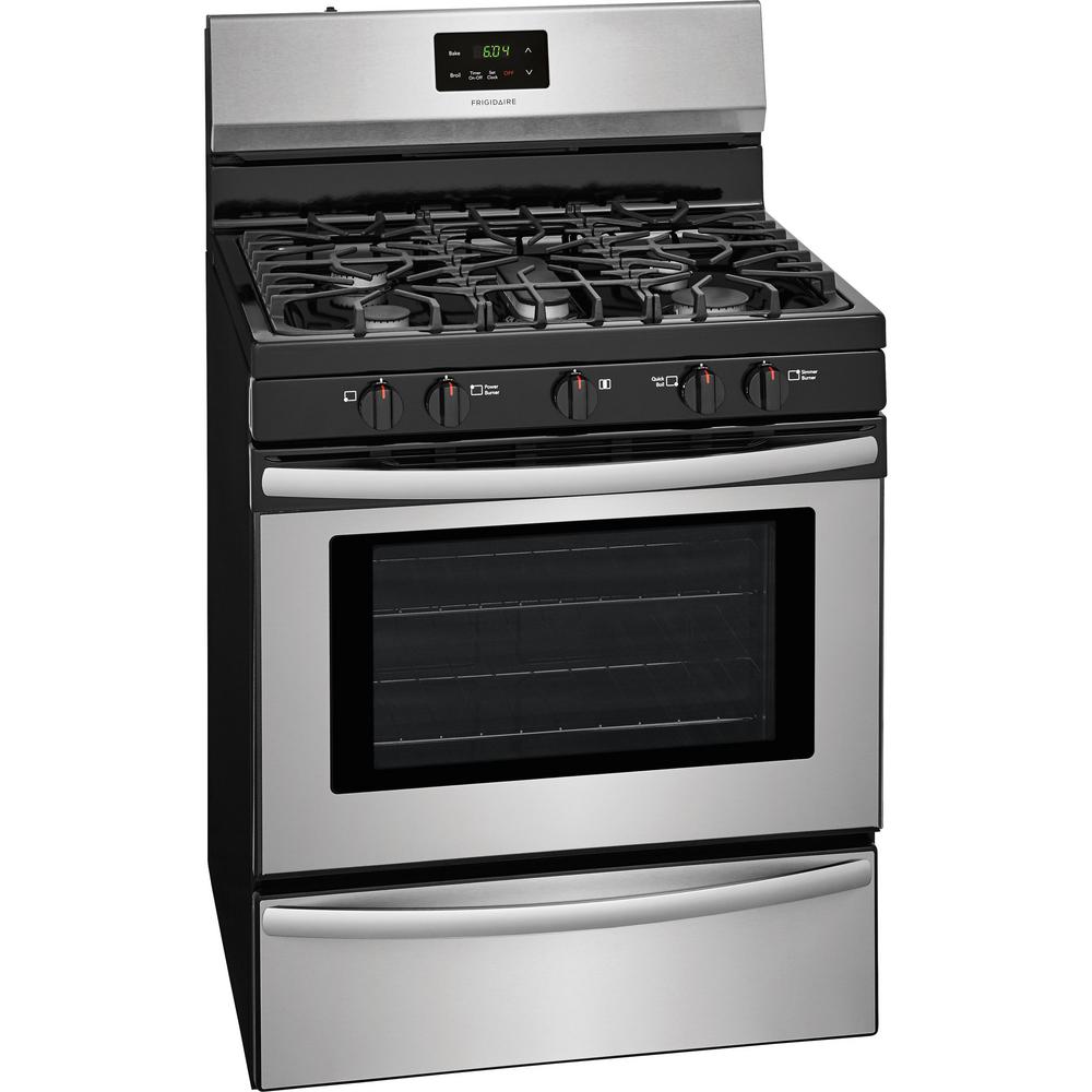 Stainless Steel Frigidaire Single Oven Gas Ranges Ffgf3052ts 64 1000 