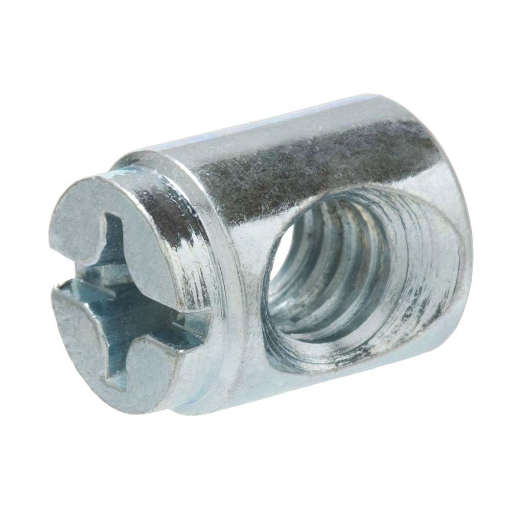 Crown Bolt 1 4 X 16mm Cross Dowel Nut Type F Zinc 50058 The Home Depot