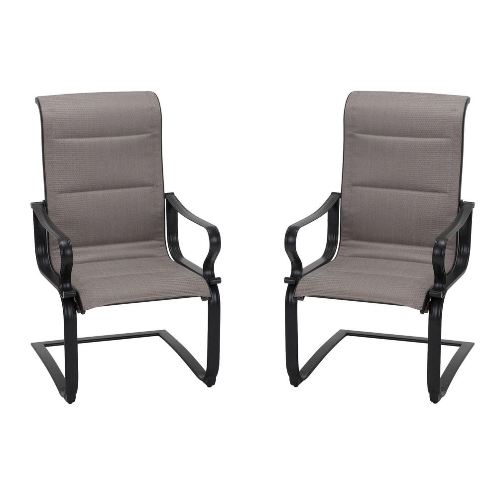 Cosco Smartconnect Motion Padded Sling Outdoor Dining Chair 2 Set 88408brge The Home Depot