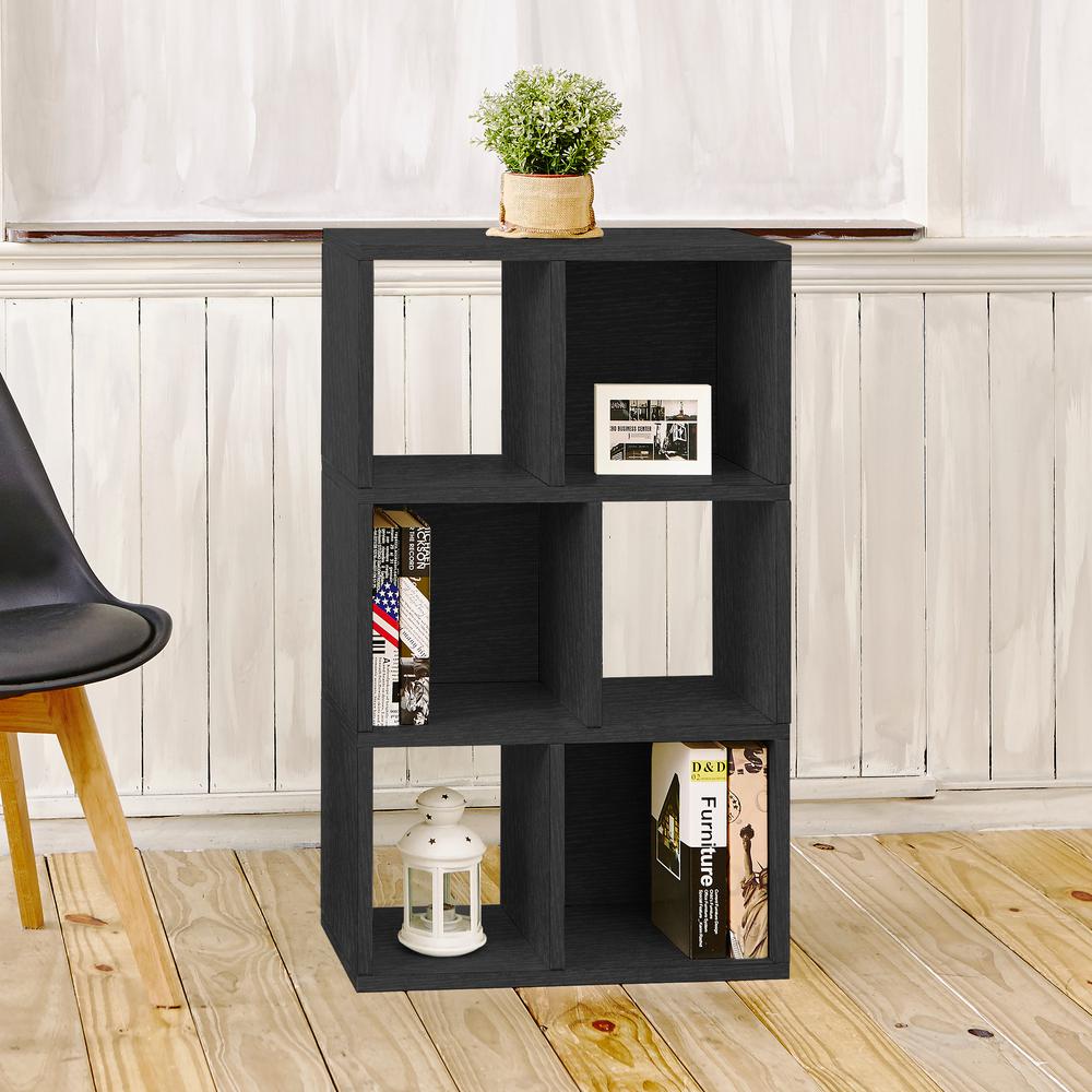 Way Basics Laguna 3Shelf 12 x 22.8 x 36.8 zBoard Bookcase, ToolFree