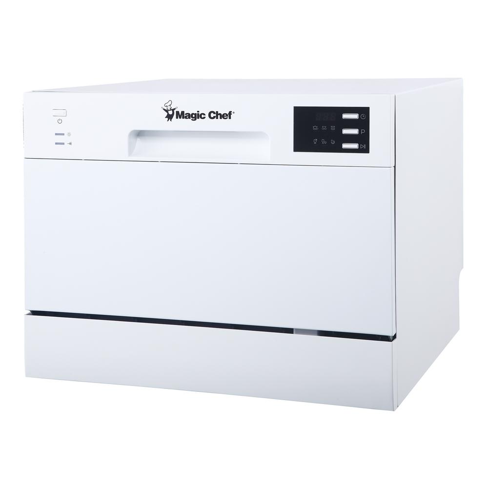 Magic Chef Compact 26 Cu Ft Electric Dryer In White Mcsdry1s The