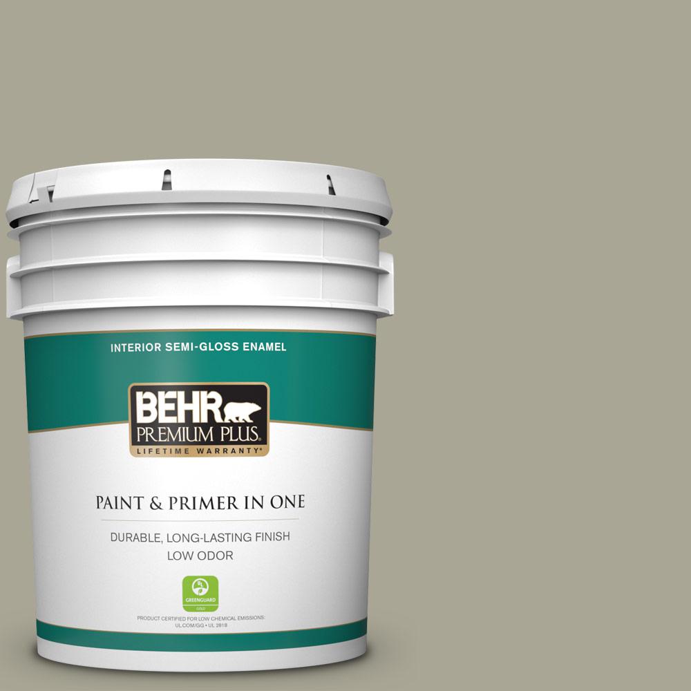 BEHR Premium Plus 5 gal. N3504 Jungle Camouflage Semi BEHR Premium Plus 5 gal. N3504 Jungle Camouflage Semi