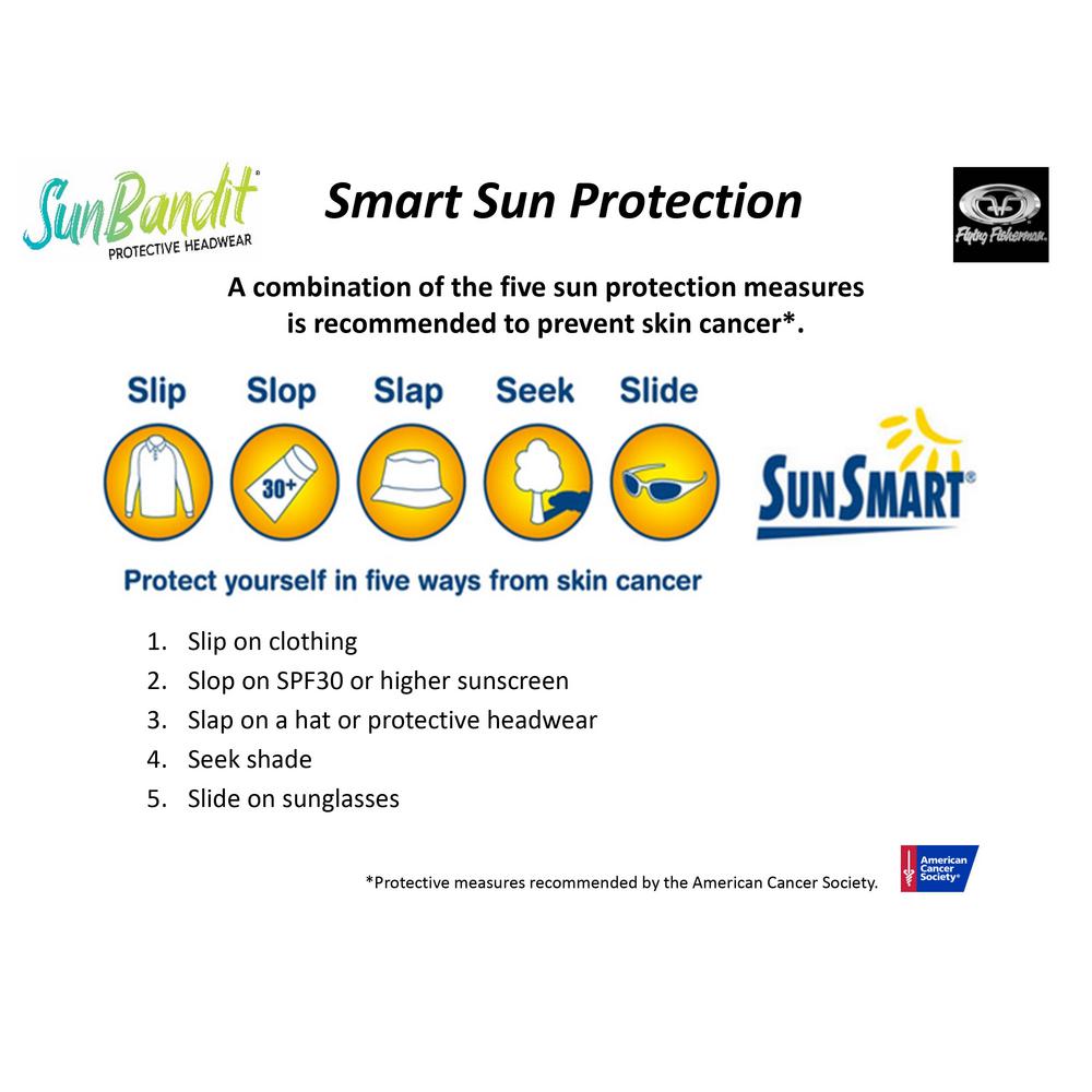 Flying Fisherman SunBandit Masque de Protection UV pour Le Visage Bandana Multifonctionnel jusqu/à 12 fa/çons