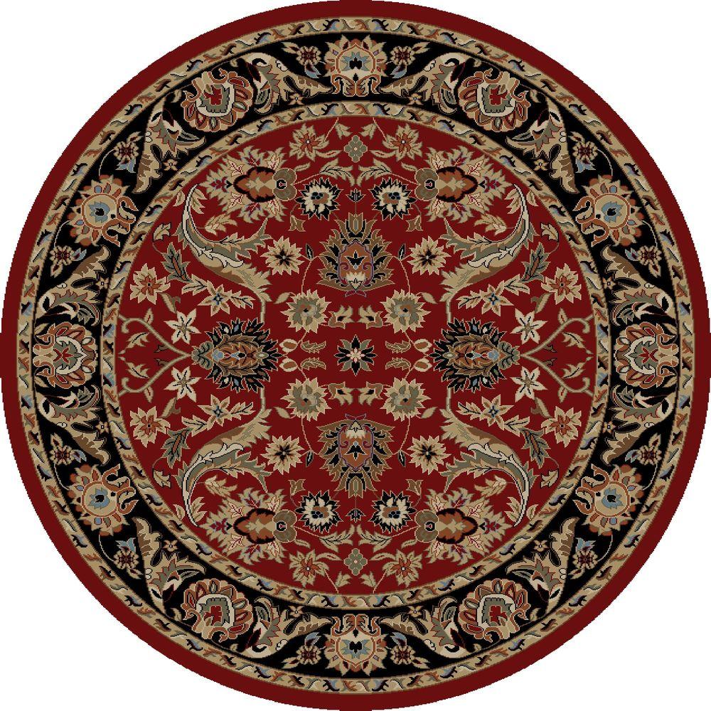 Concord Global Trading Ankara Sultanabad Red 7 ft. 10 in. Round Area ...