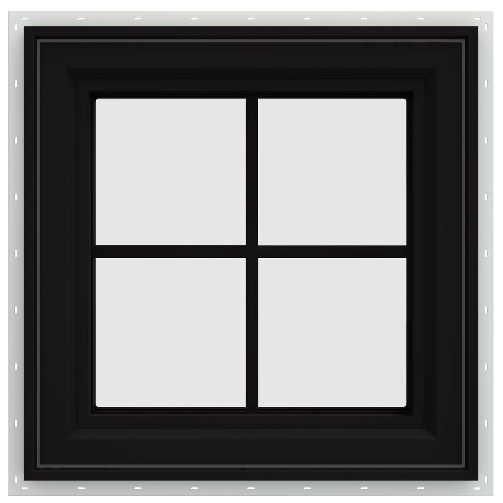 Black Casement Windows Windows The Home Depot