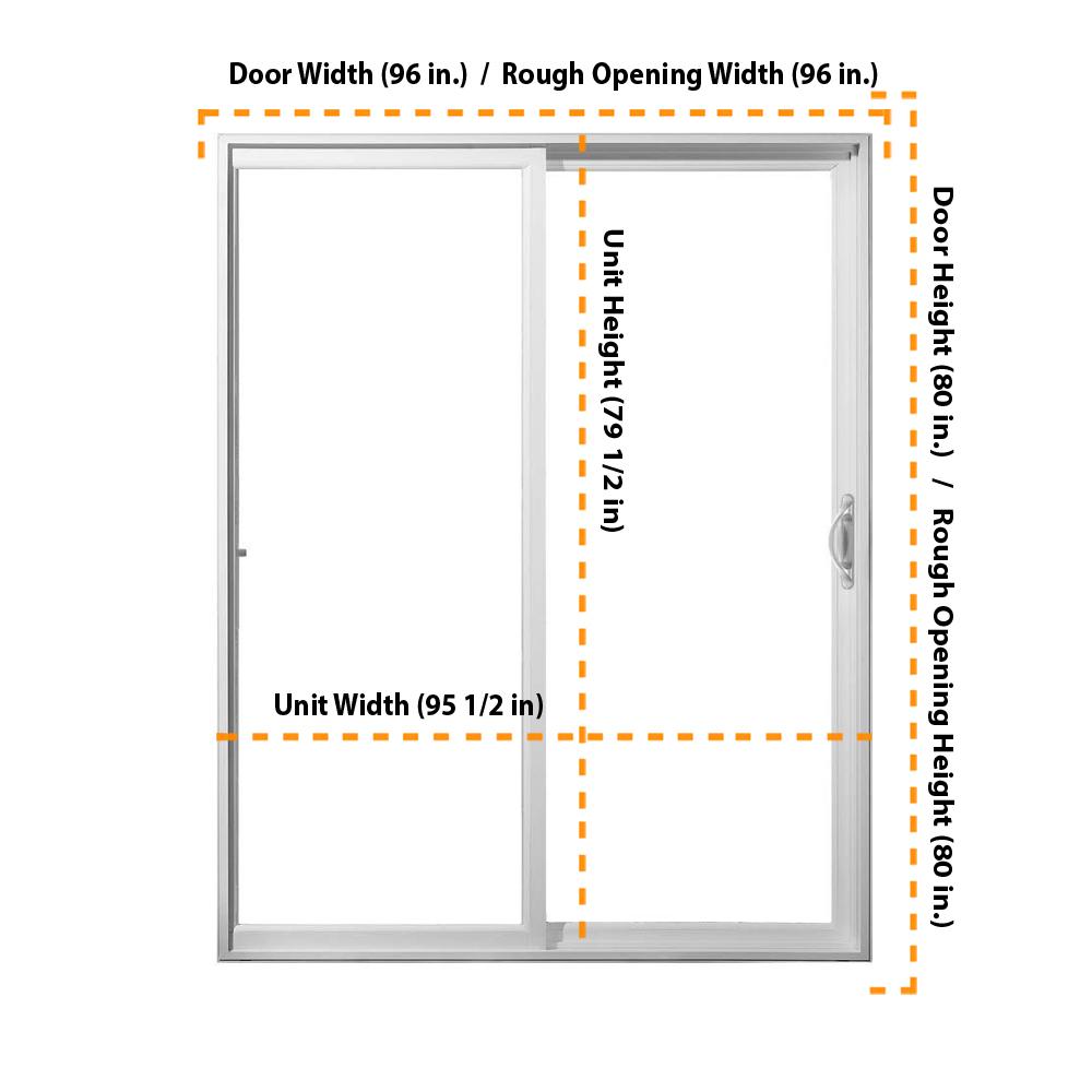 96 X 80 Sliding Patio Door Home Depot Patio Ideas