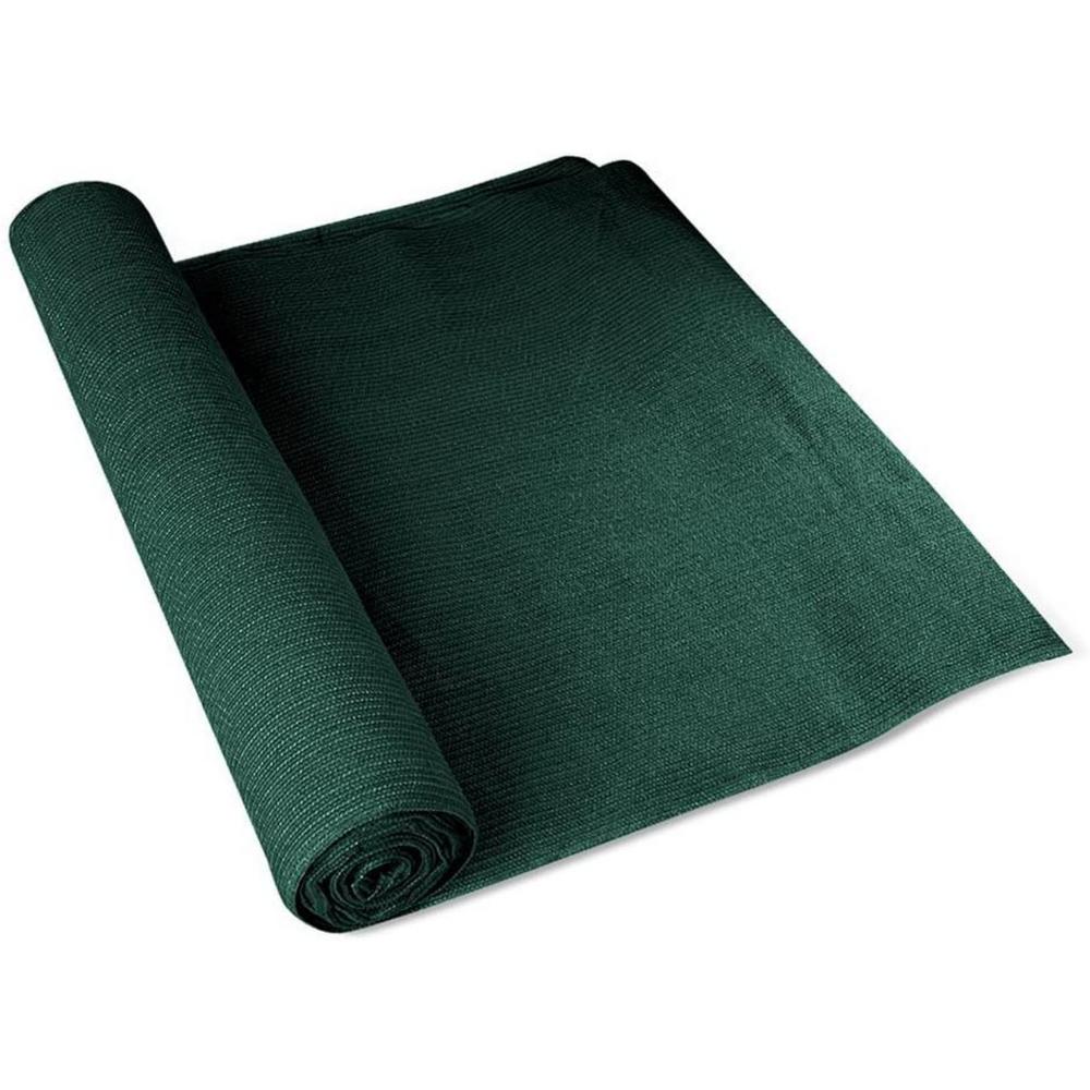 Shatex 6 ft. x 15 ft. 90% Shade Cloth Frost Green Sunblock Fabric Cut ...