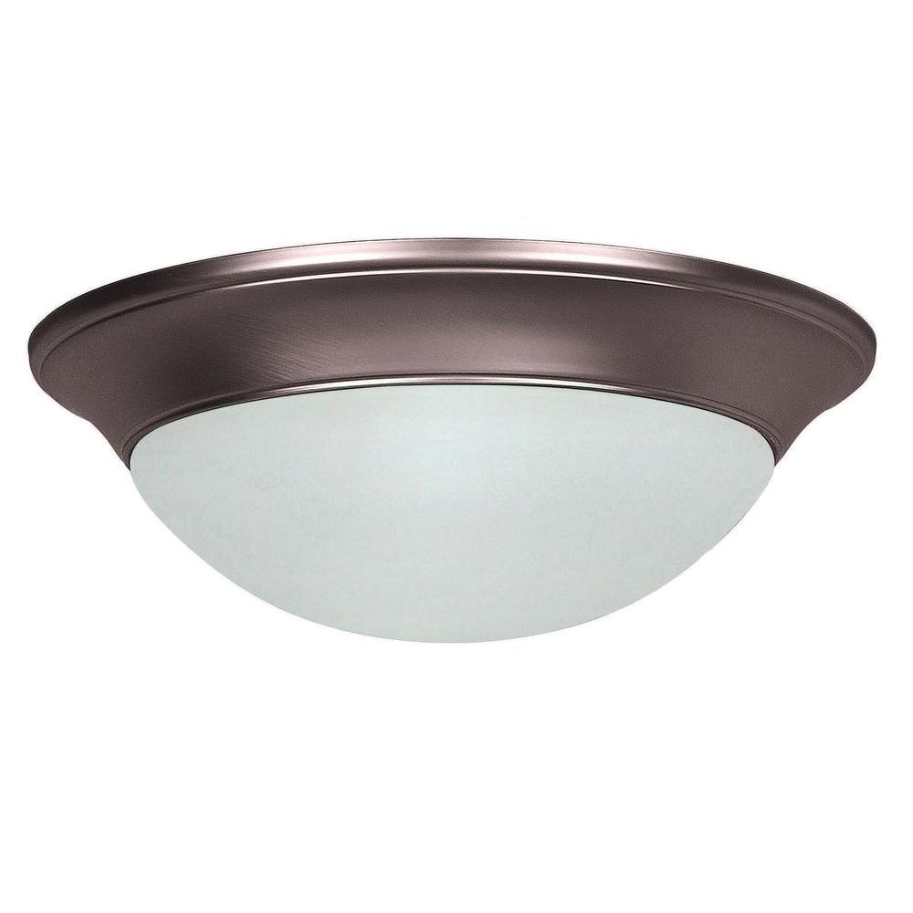 Westinghouse Karah 3-Light Oil Rubbed Bronze Flush Mount-6341400 - The ...
