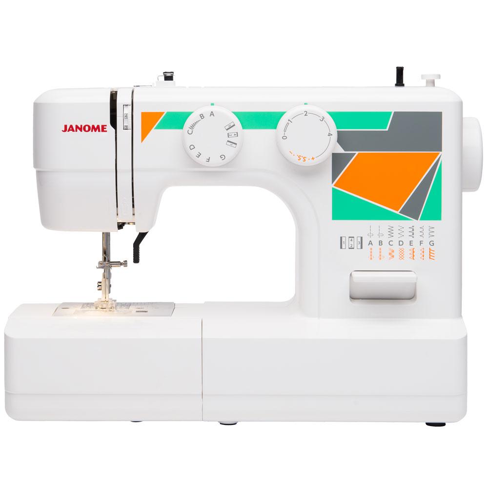 Janome MOD-15 Easy-to-Use Sewing Machine with Top Drop-In