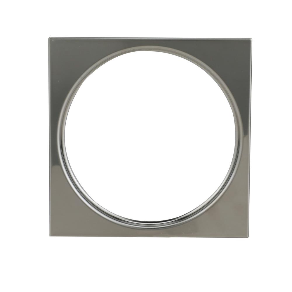 Oatey 41/4 in. Square SnapIn Stainless Steel Shower Drain Cover Ring