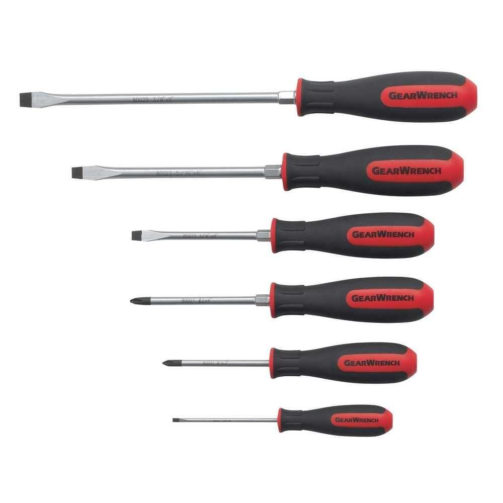 GearWrench Combination Dual Material Screwdriver Set (6Piece)80050