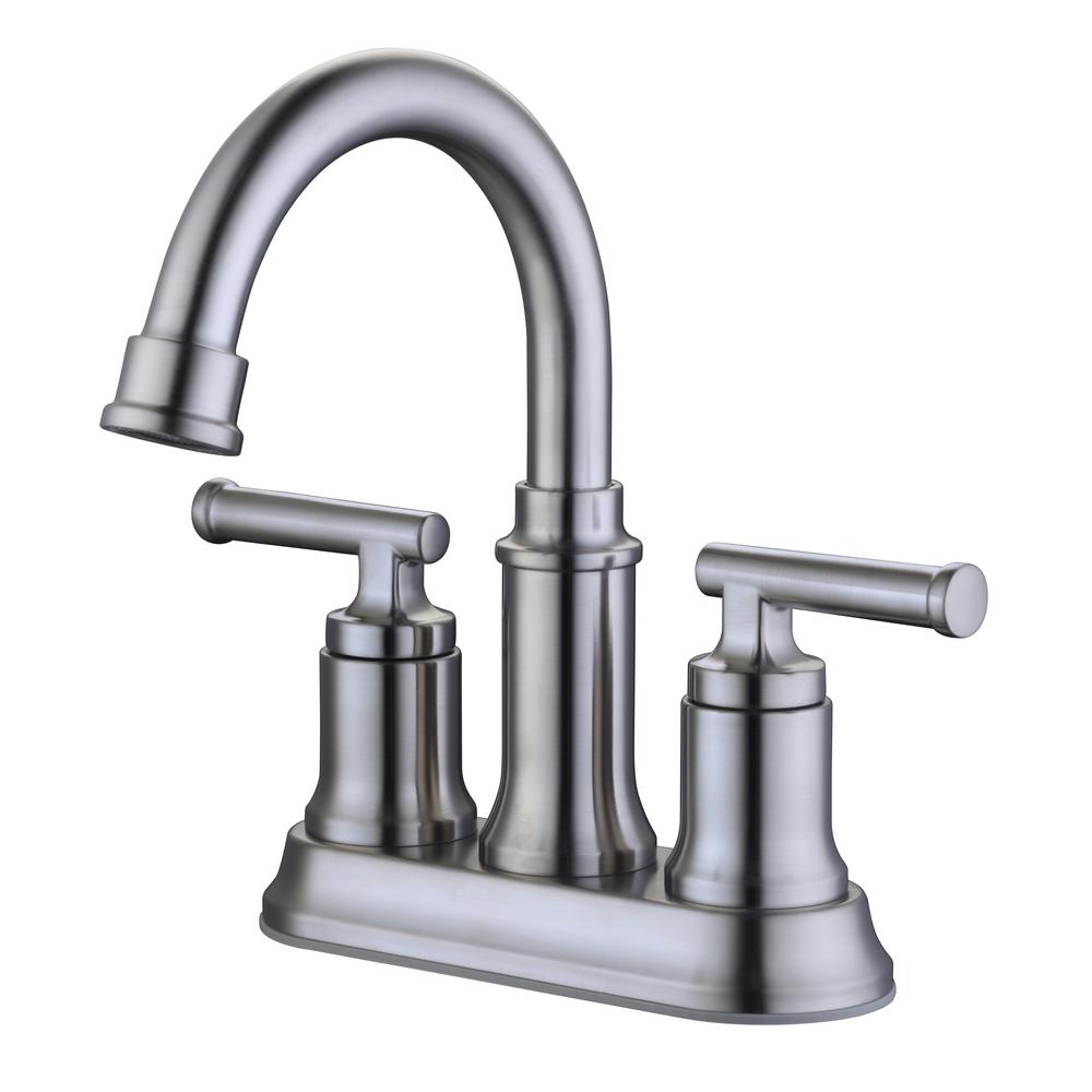 Glacier Bay Oswell 8 in. Widespread 2Handle HighArc Bathroom Faucet