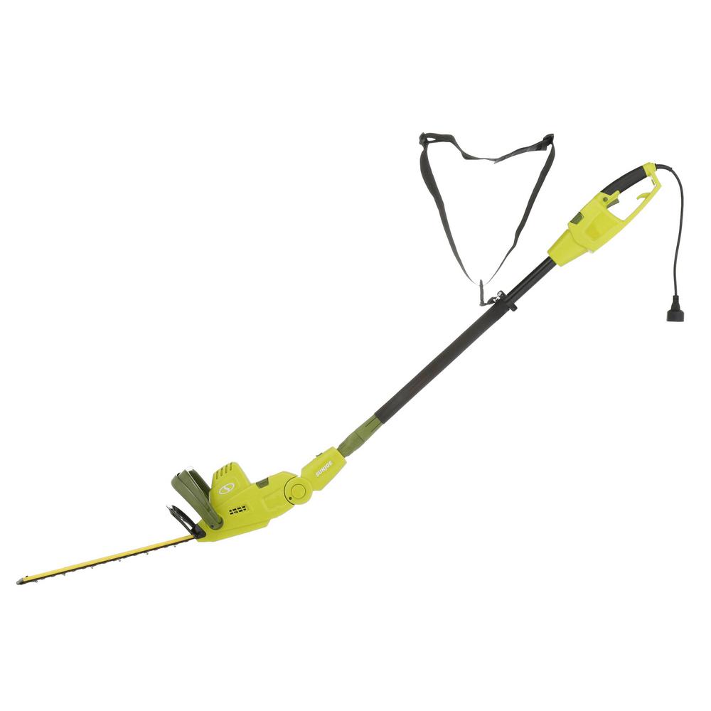 sun joe telescoping hedge trimmer