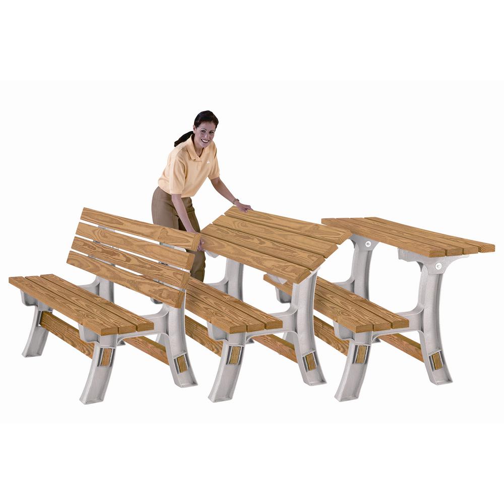 2x4basics Flip Top Bench Table
