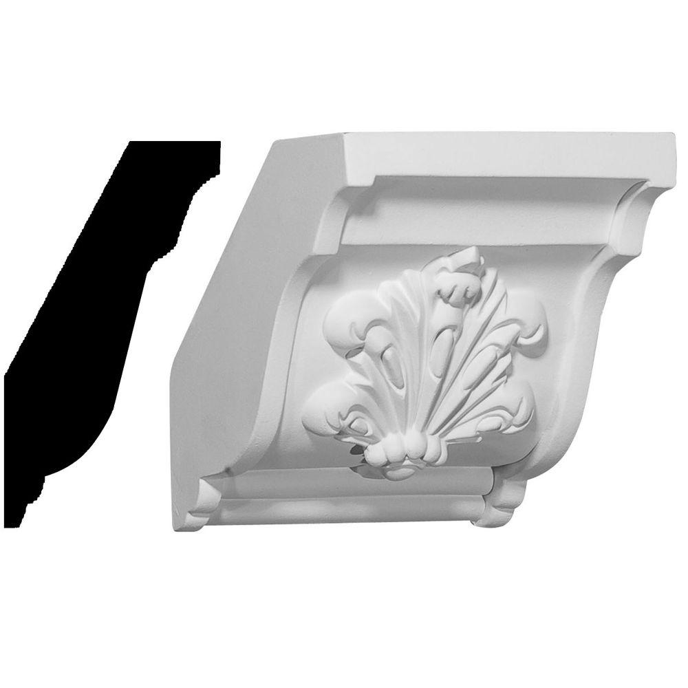 Ekena Millwork 45/8 in. x 45/8 in. x 43/4 in. Coupling for Moulding ProfilesMDB04X04 The