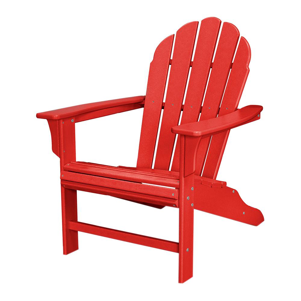 Trex Outdoor Furniture HD Sunset Red Patio Adirondack Chair TXWA16SR   Trex Outdoor Furniture Plastic Adirondack Chairs Txwa16sr 64 1000 