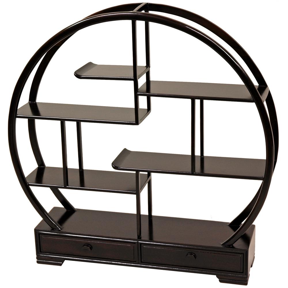 Oriental Furniture Rosewood 19 In H Decorative Display Stand St