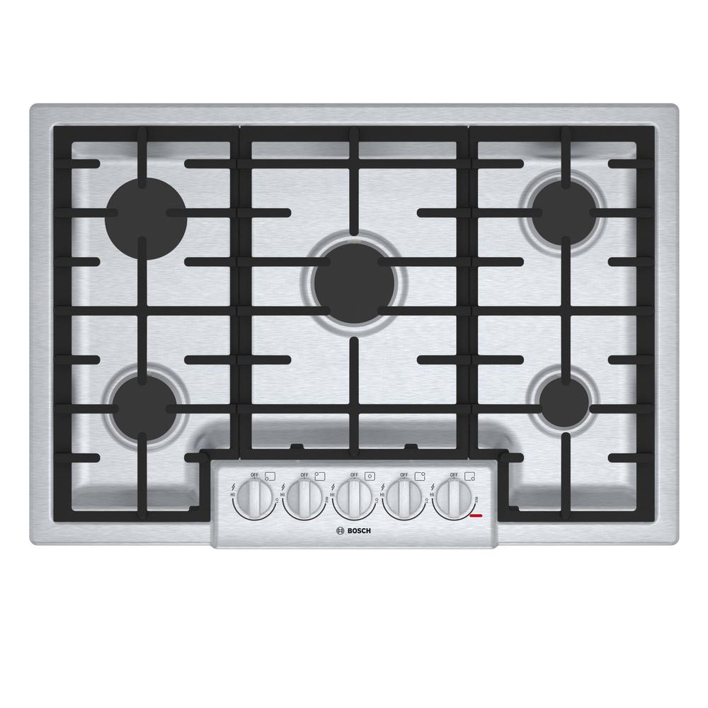 Bosch Stainless Steel Gas Cooktops Cooktops The Home Depot