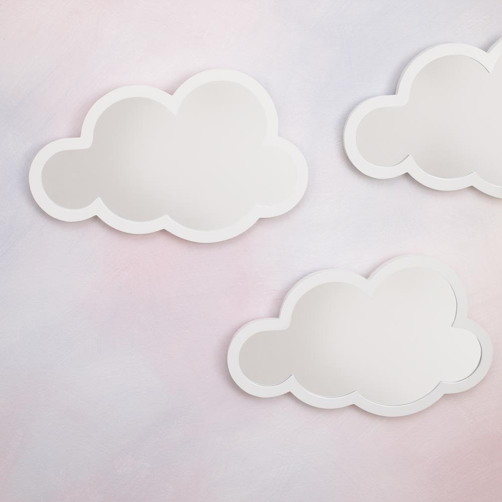 white nursery mirror