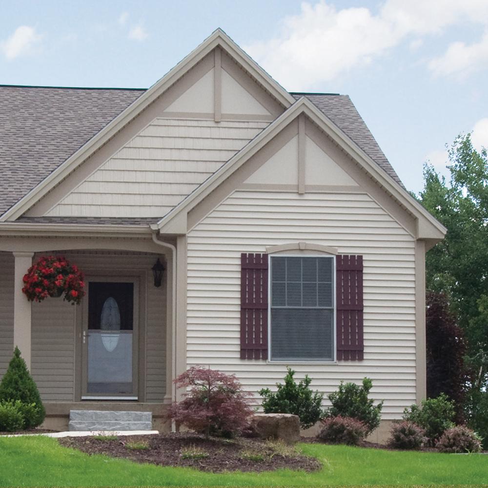 MidAmerica BoardNBatten 14 4 Board Joined Vinyl Standard Shutter 14