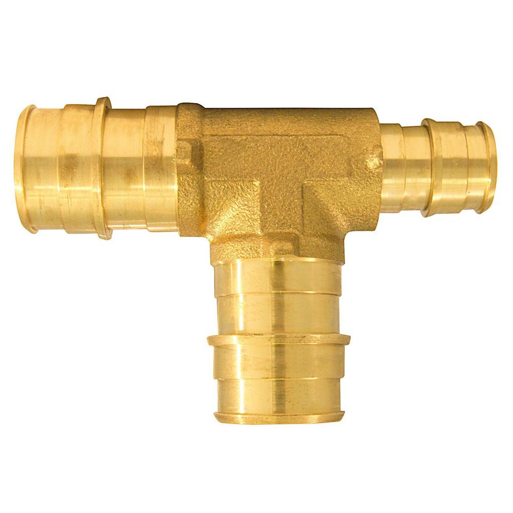 brass pex tee expansion apollo