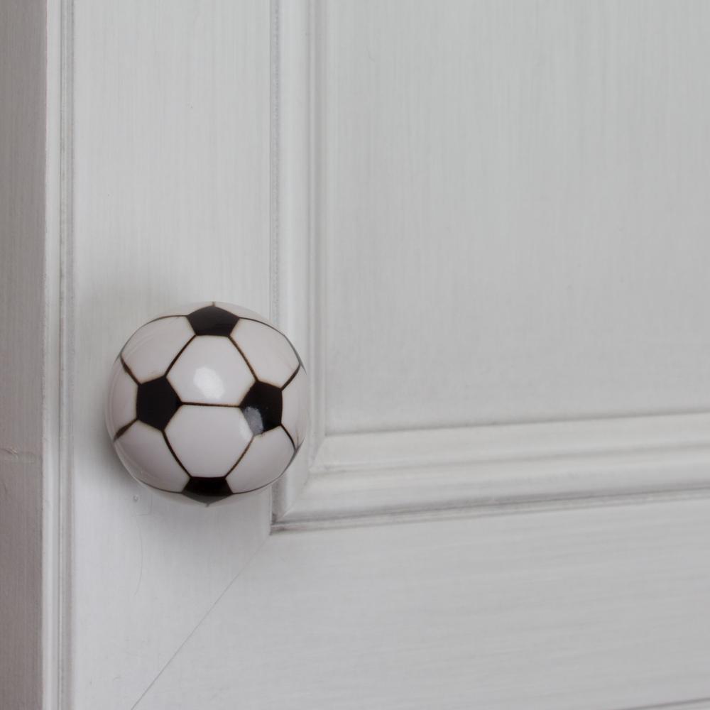 Gliderite 1 1 4 In Dia Soccer Ball Sports Cabinet Dresser Knob
