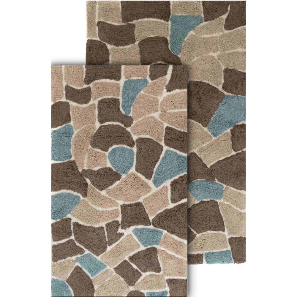 brown bathroom rug sets