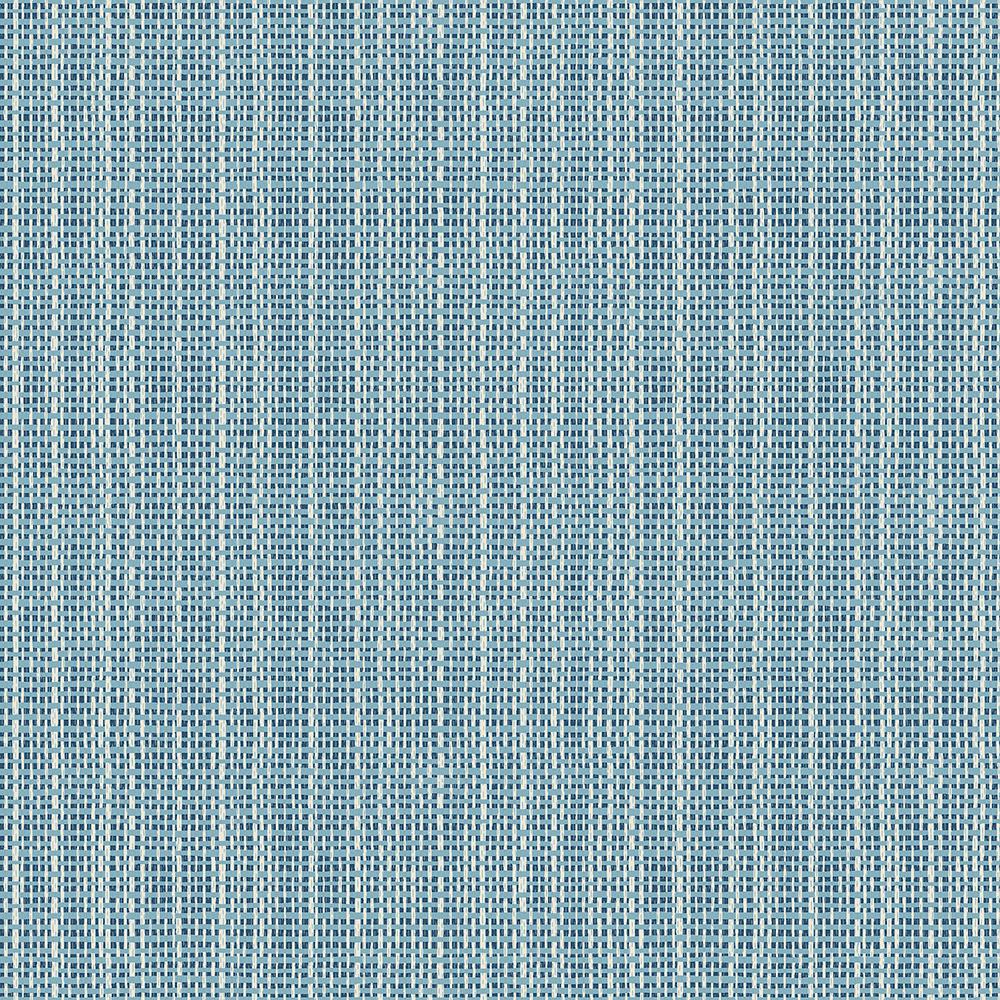 Chesapeake Kent Blue Faux Grasscloth Wallpaper-3113-016910 ...