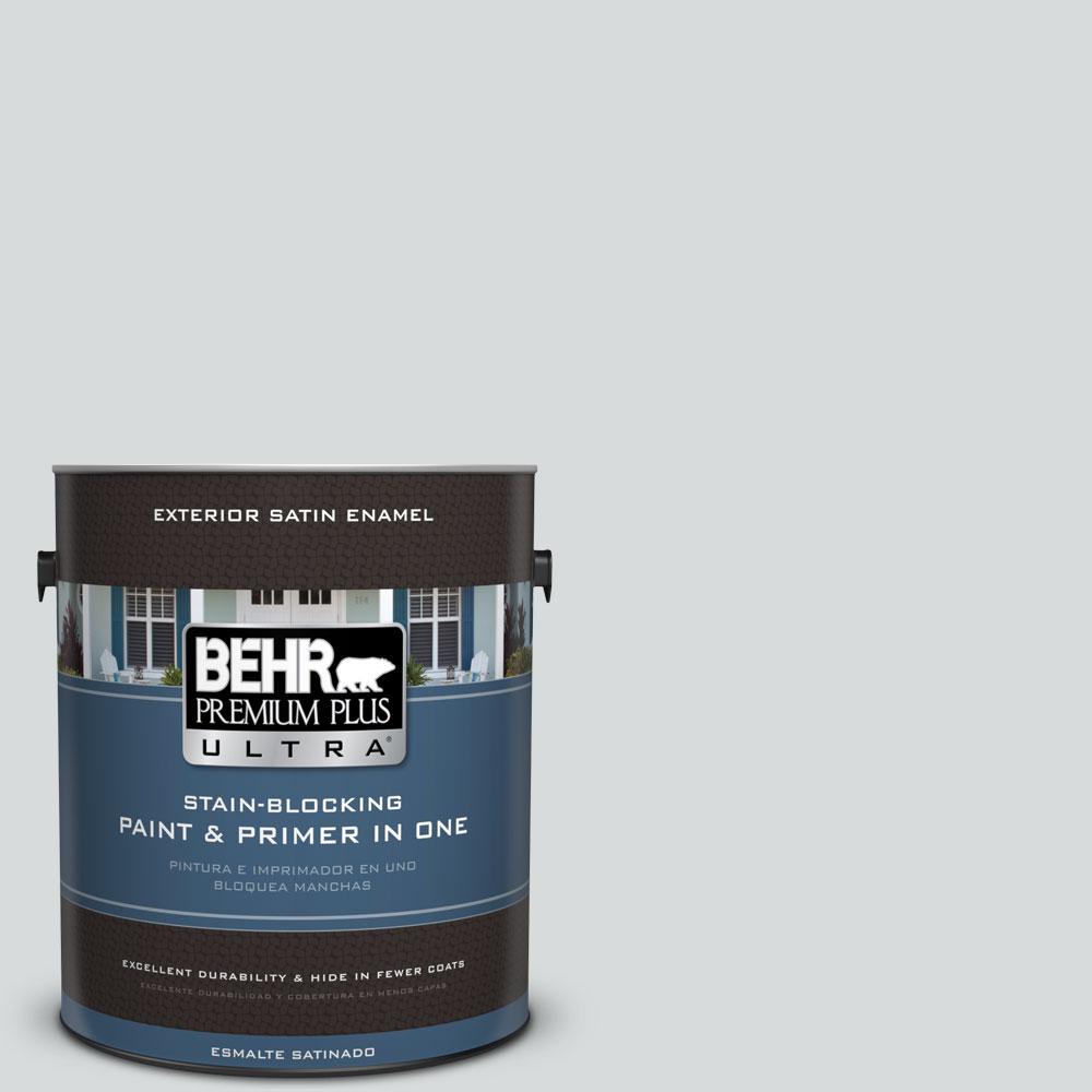 BEHR Premium Plus Ultra 1gal. ppl65 Silver Charm Satin