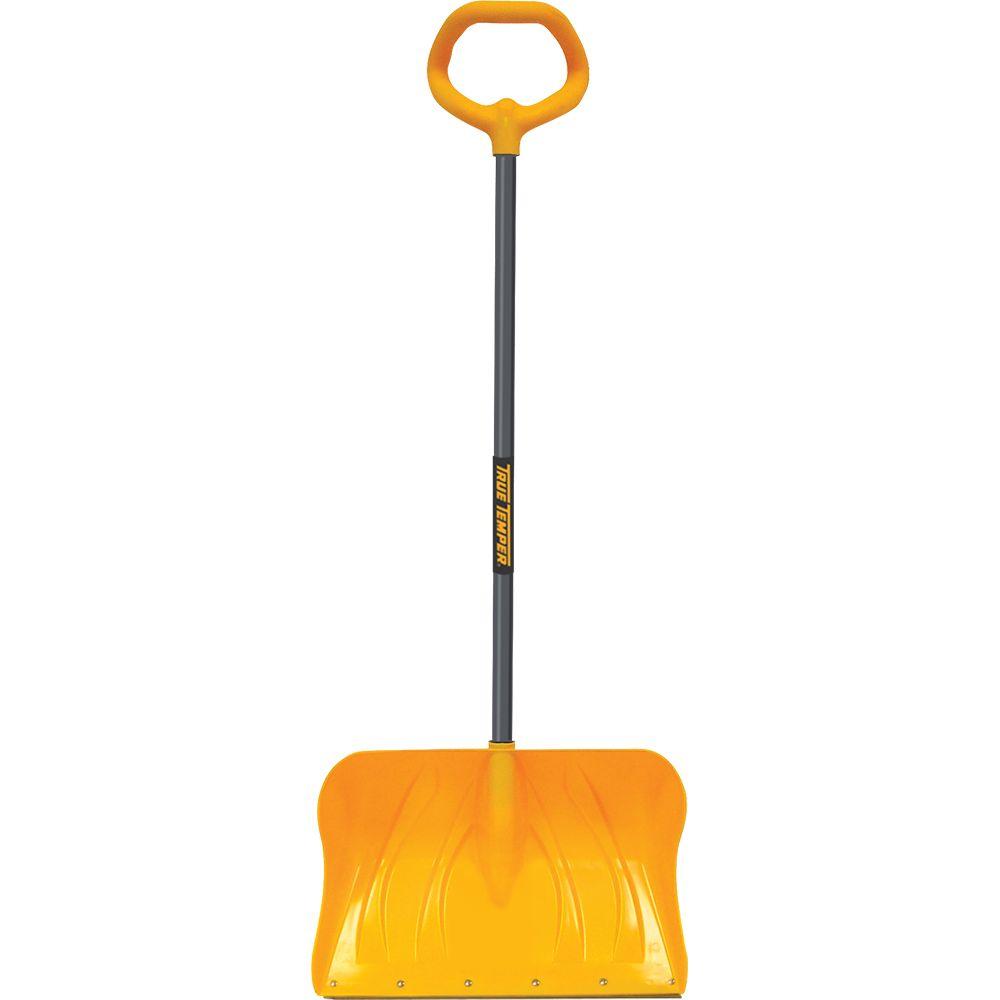 True Temper 20 in. Poly Combo Snow Shovel-1649800 - The Home Depot