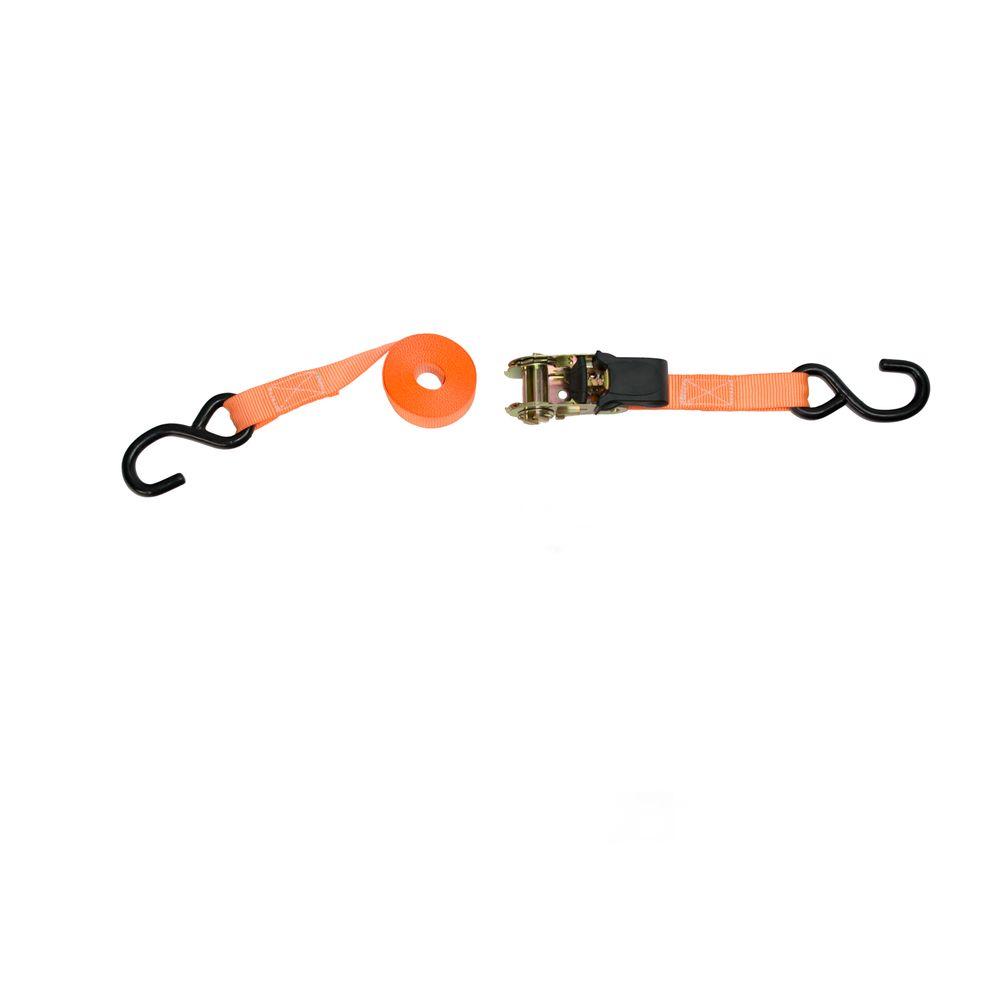 EVEREST 6 ft. x 1 in. 900 lbs. Ratchet TieDown ATV/Motorcycle Strap (4