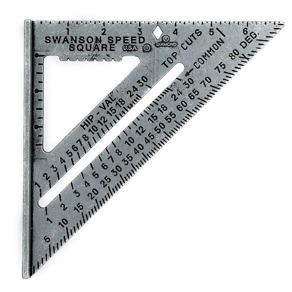 Swanson 7 in. Speed Square with Speed Clip-S0101-C - The Home Depot