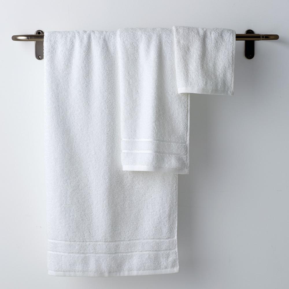 Espalma Leila 6Piece 100 Turkish Cotton Bath Towel Set in White
