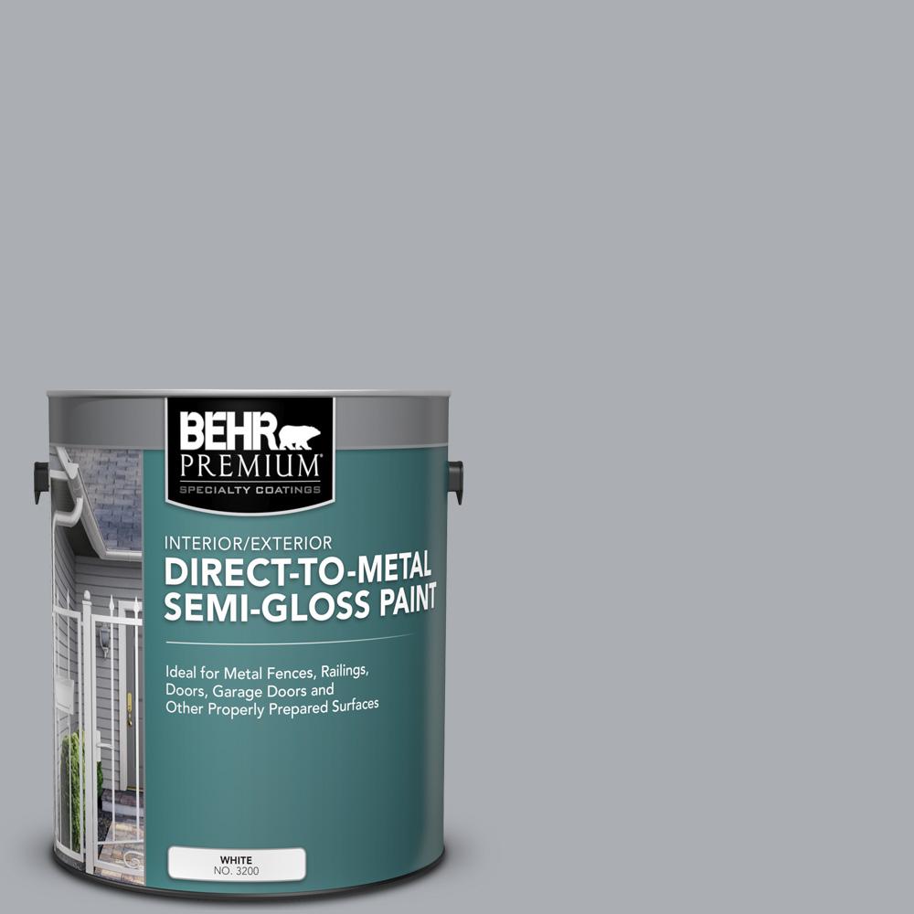 BEHR PREMIUM 1 gal. AE50 Gray Cast SemiGloss Direct to BEHR PREMIUM 1 gal. AE50 Gray Cast SemiGloss Direct to