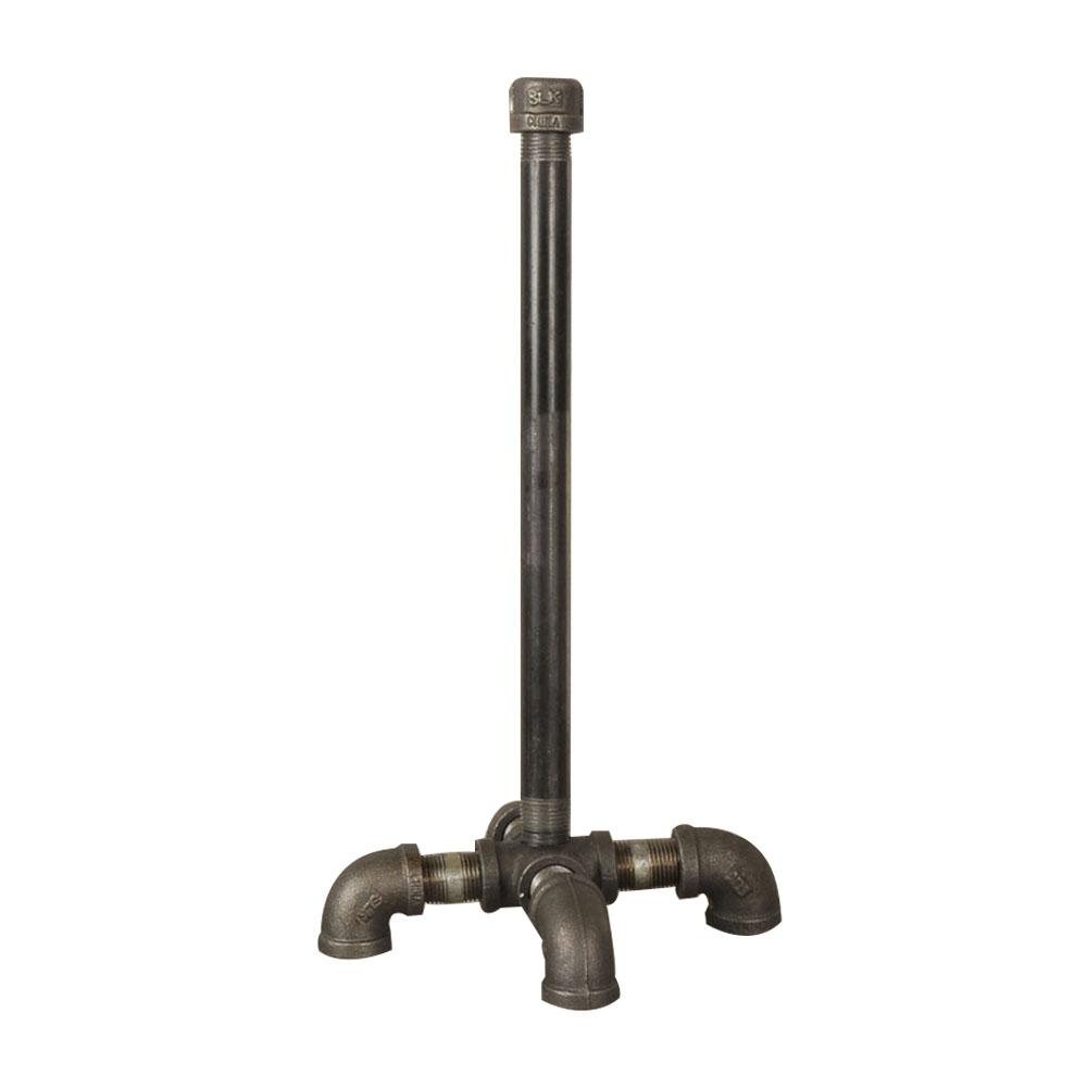 LDR Industries Pipe Decor Black Iron Paper Towel Holder ...