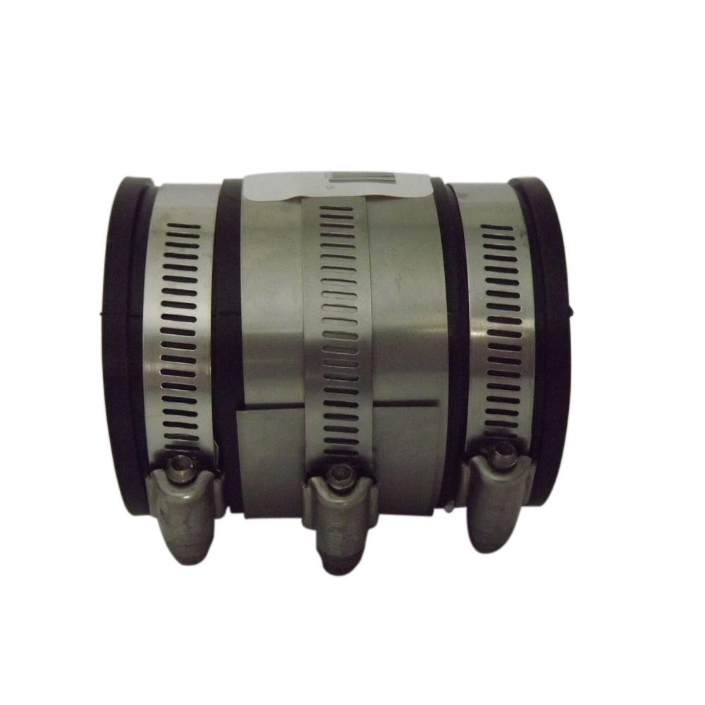 Fernco 11/2 in. x 11/4 in. DWV Flexible PVC CouplingP1056150/125