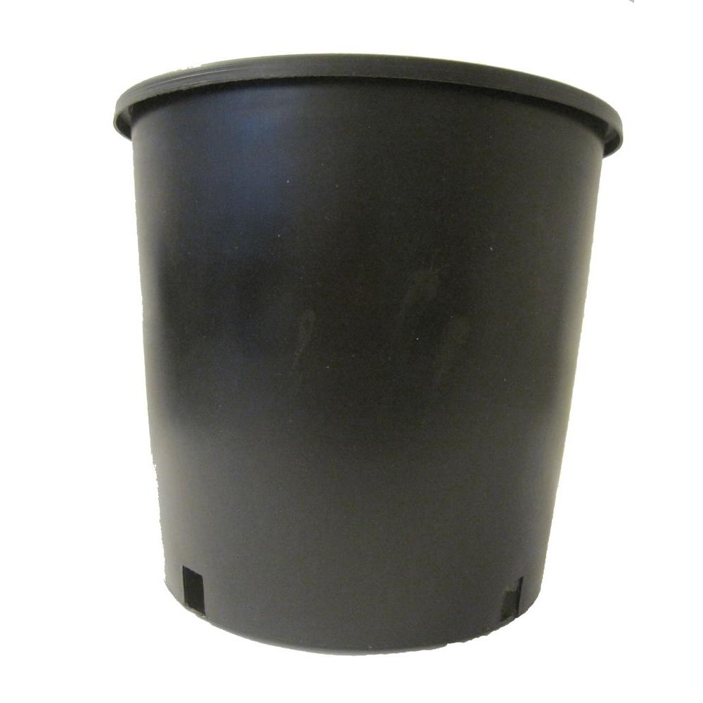 Niu 2 gal. Black Plastic Nursery Pot376867 The Home Depot